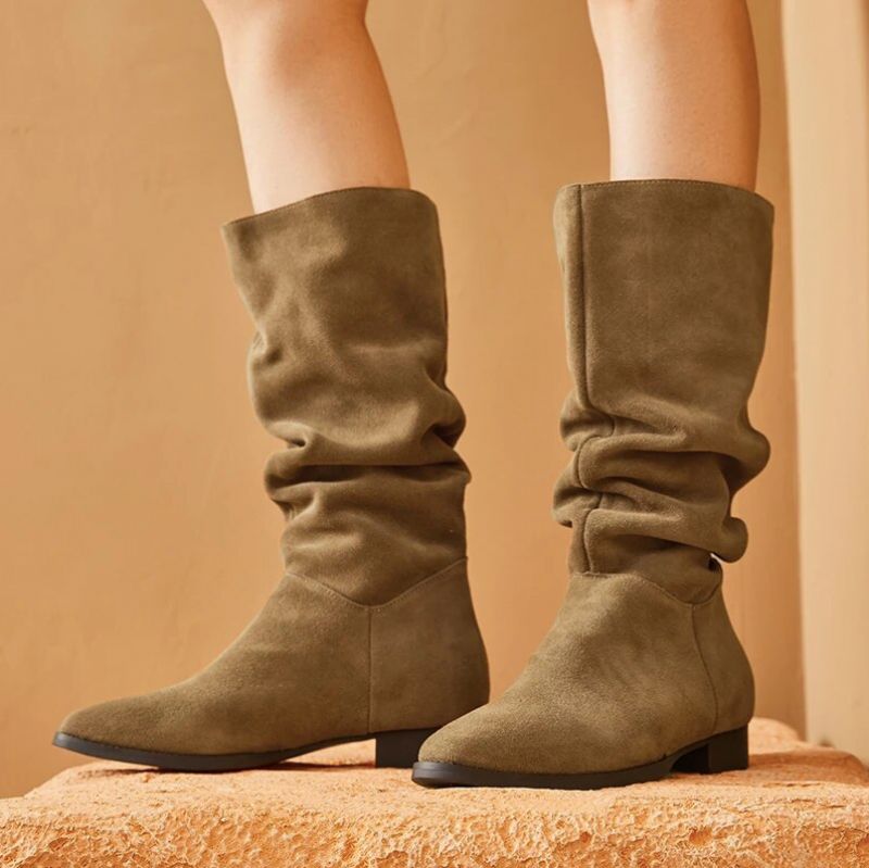 Botki Damskie Yury - Khaki