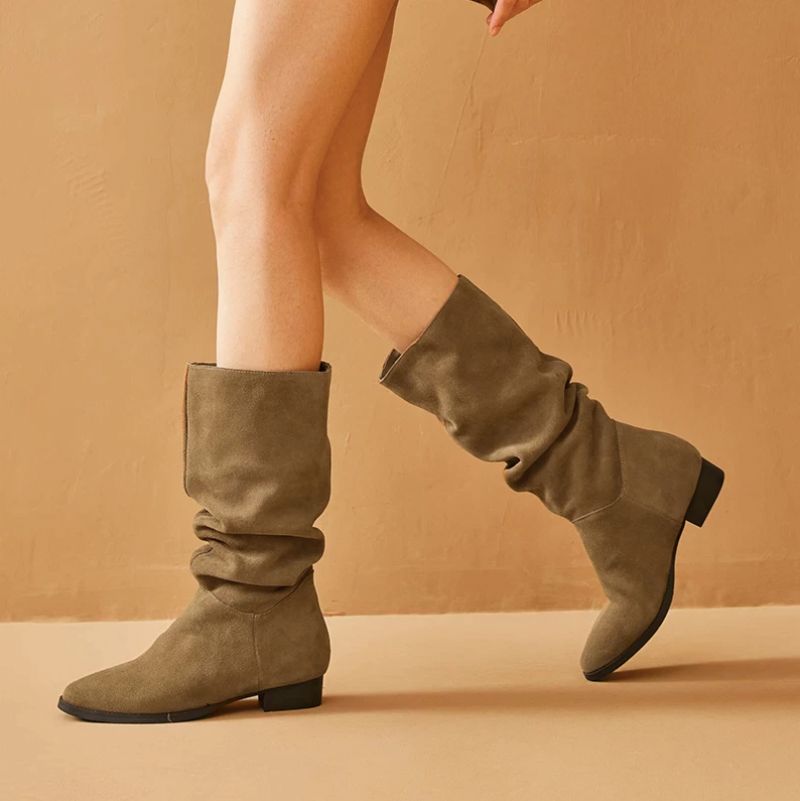 Botki Damskie Yury - Khaki
