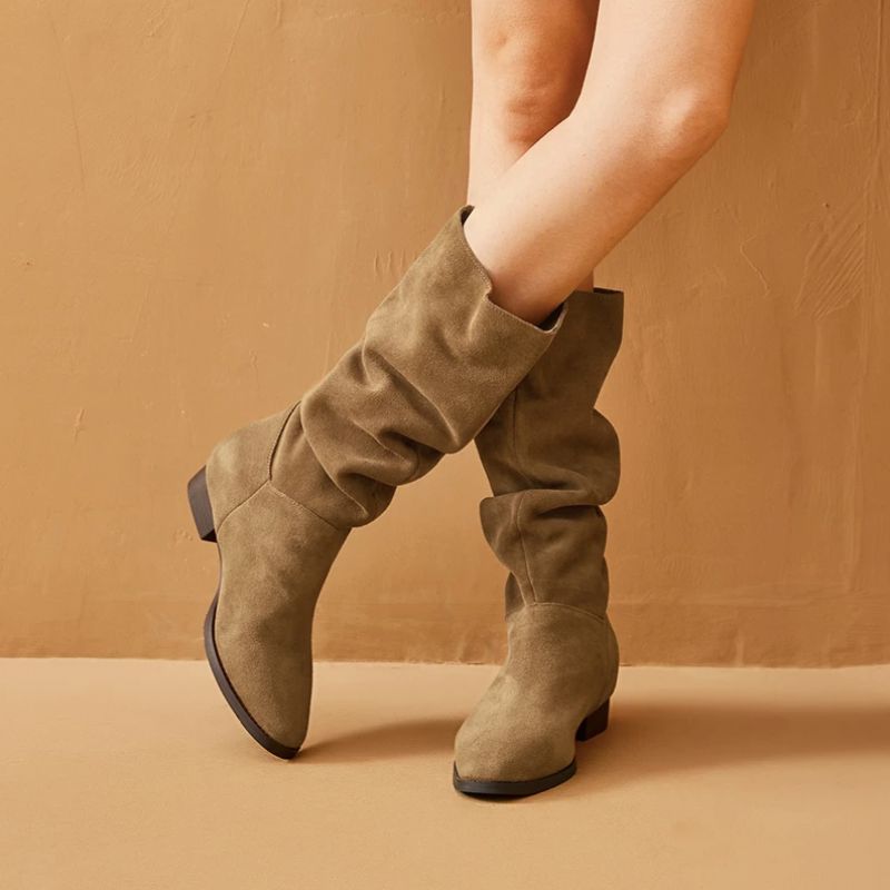 Botki Damskie Yury - Khaki