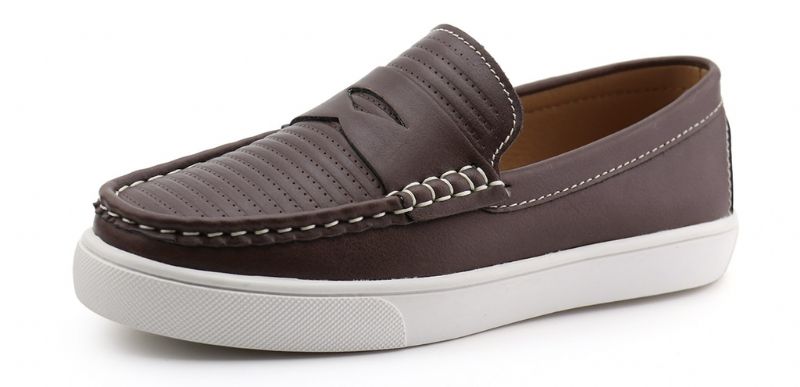 Brand Chłopięce Mokasyny Casual - Brązowy