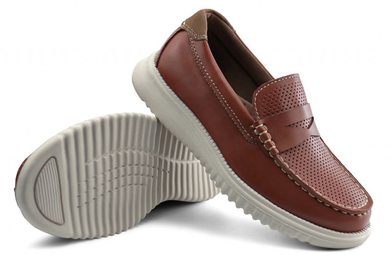 Brand Chłopięce Mokasyny Casual - Brązowy