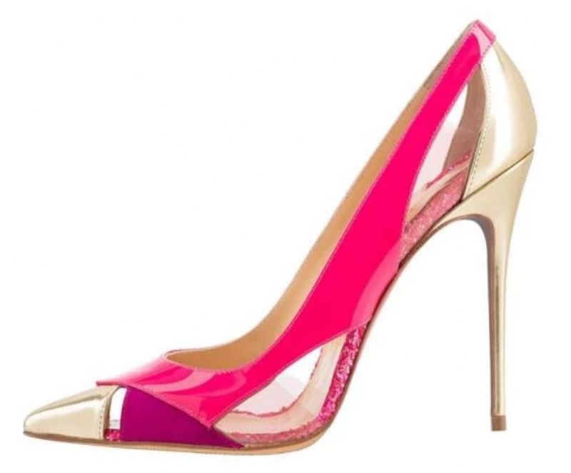 Brandii Damskie Buty Na Obcasie - Wielokolorowy