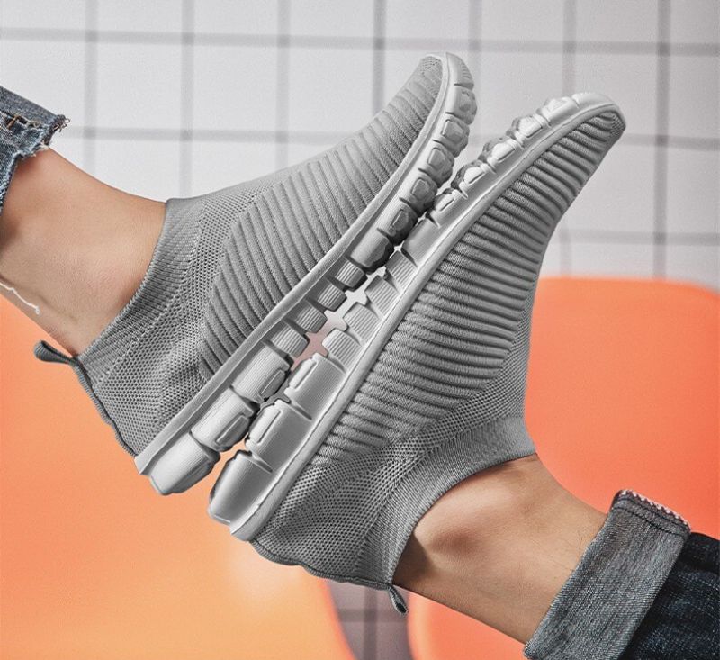 Brando Męskie Slip-on Sneaker - Szary