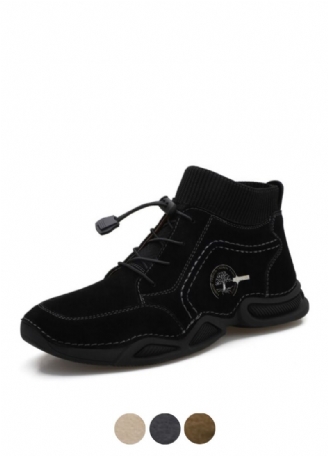 Brauner Męskie Buty Zimowe