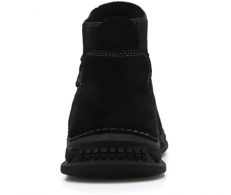 Brauner Męskie Buty Zimowe - Czarne