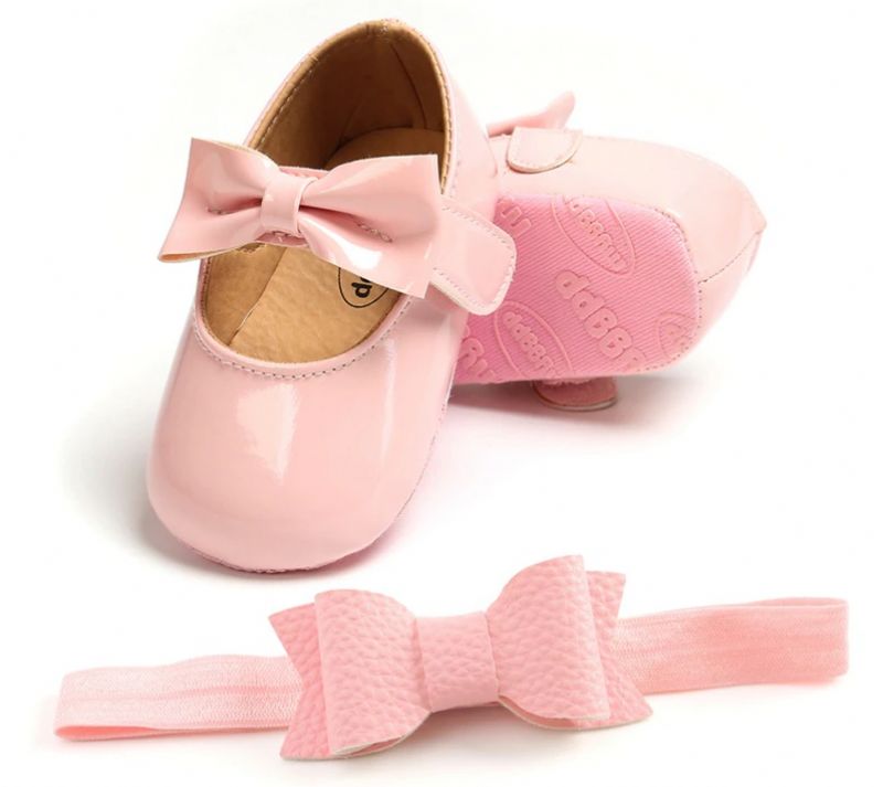 Brenda Baby Dziewczęce Buty Na Płaskiej Podeszwie - Czerwony