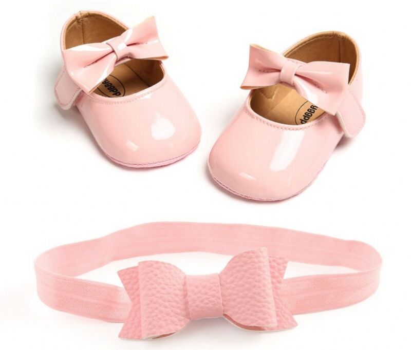 Brenda Baby Dziewczęce Buty Na Płaskiej Podeszwie - Czerwony