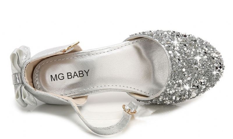 Bridget Dziewczęce Buty Do Sukienki - Srebrny