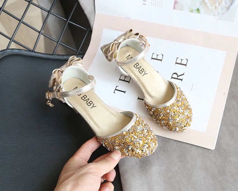 Bridget Dziewczęce Buty Do Sukienki - Srebrny