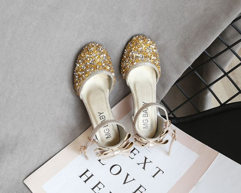 Bridget Dziewczęce Buty Do Sukienki - Srebrny