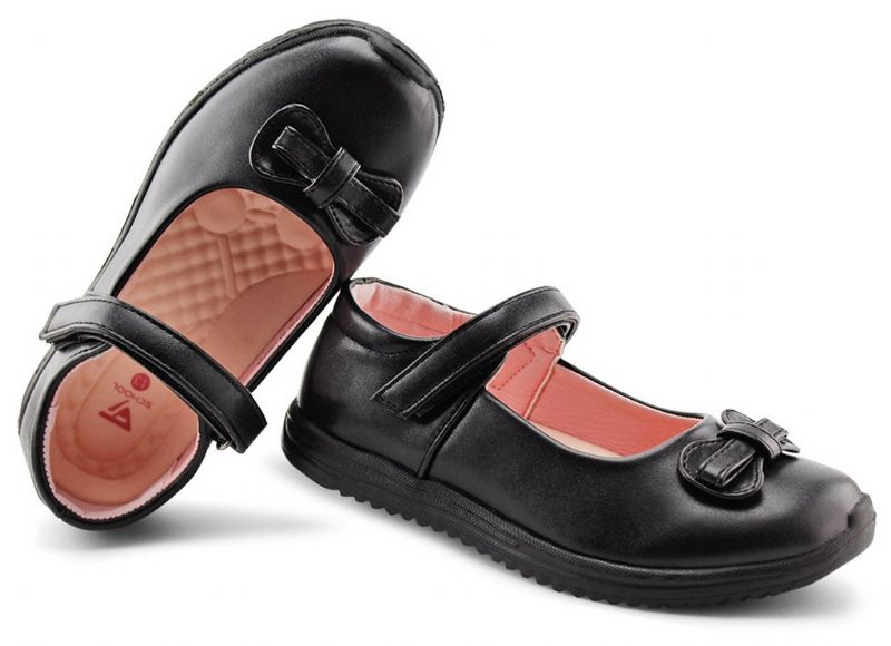 Brigget Dziewczęce Buty Szkolne - Czarny