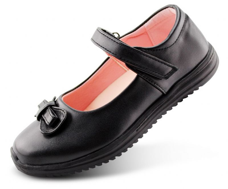 Brigget Dziewczęce Buty Szkolne - Czarny