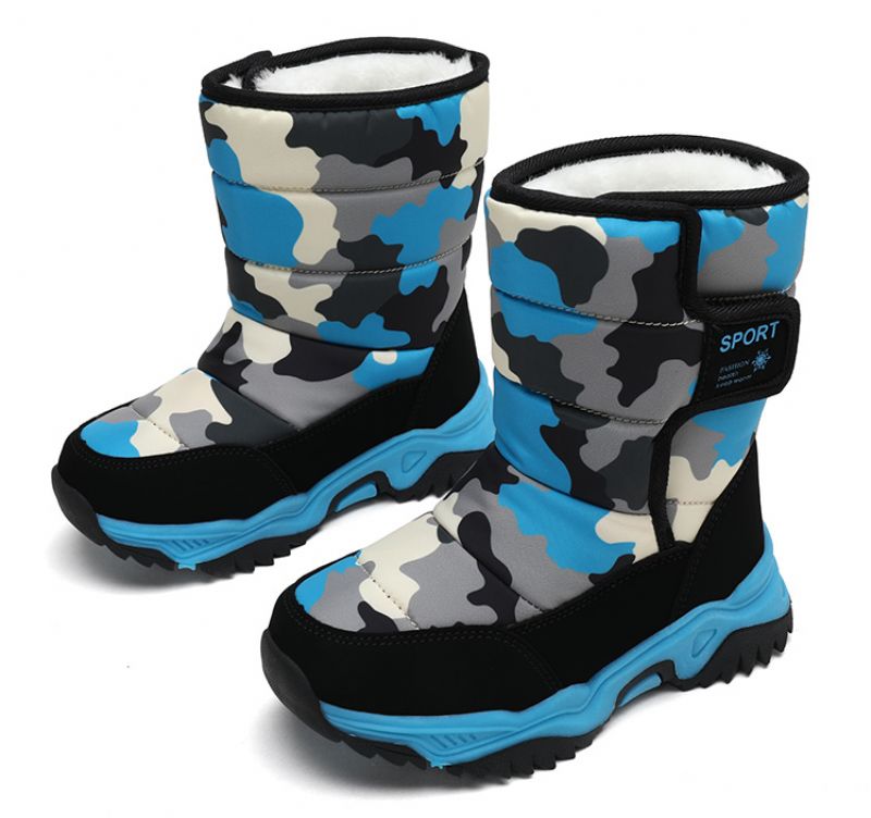 Bruce Chłopięce Buty Zimowe - Zielone futro