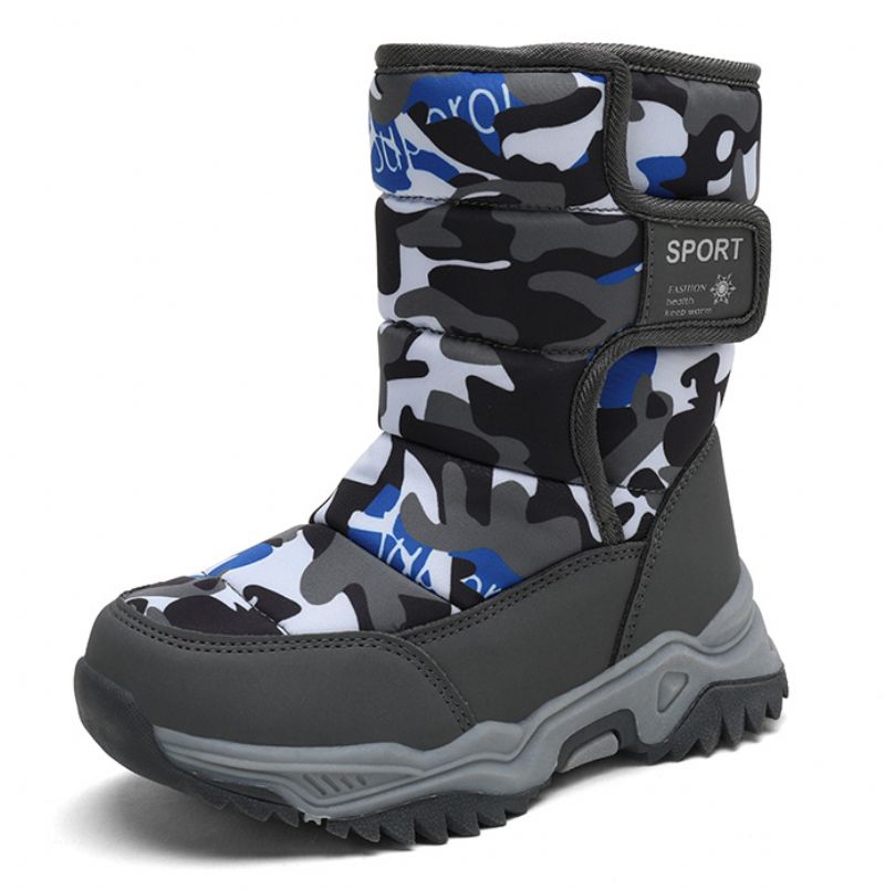 Bruce Chłopięce Buty Zimowe - Zielone futro