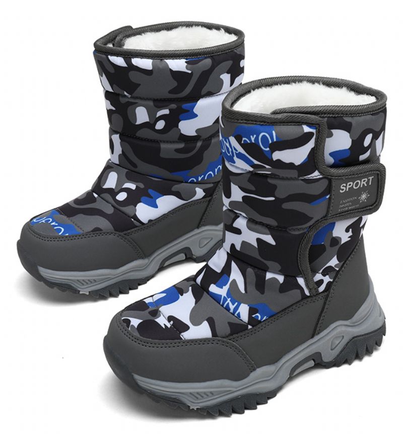Bruce Chłopięce Buty Zimowe - Zielone futro