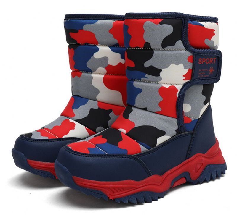 Bruce Chłopięce Buty Zimowe - Zielone futro