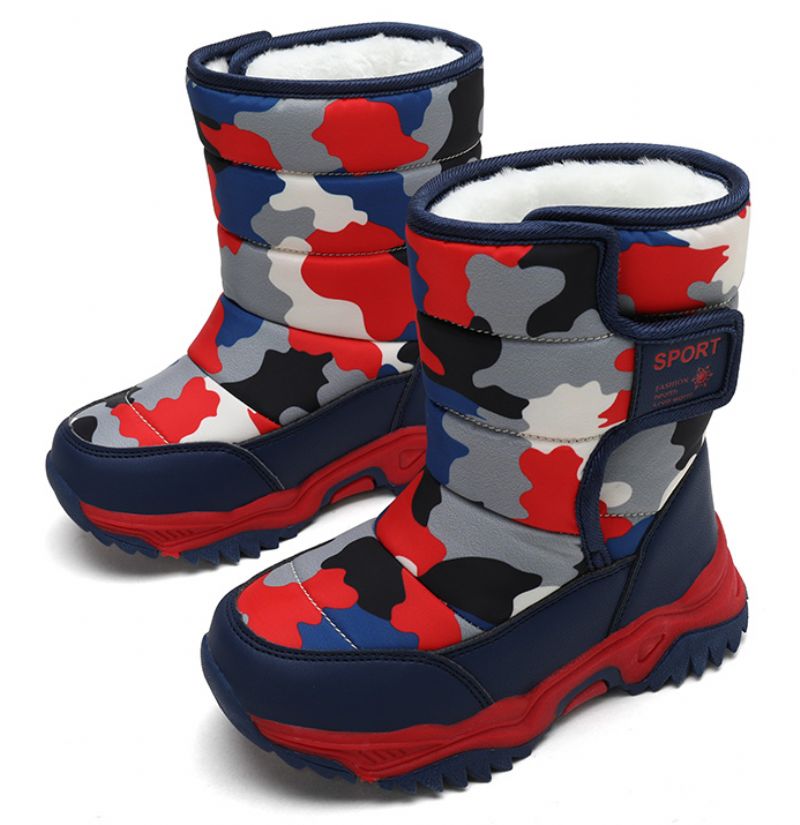 Bruce Chłopięce Buty Zimowe - Zielone futro