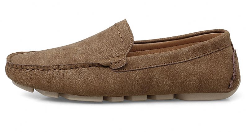 Bustamante Męskie Mokasyny Obuwie Casual - Khaki
