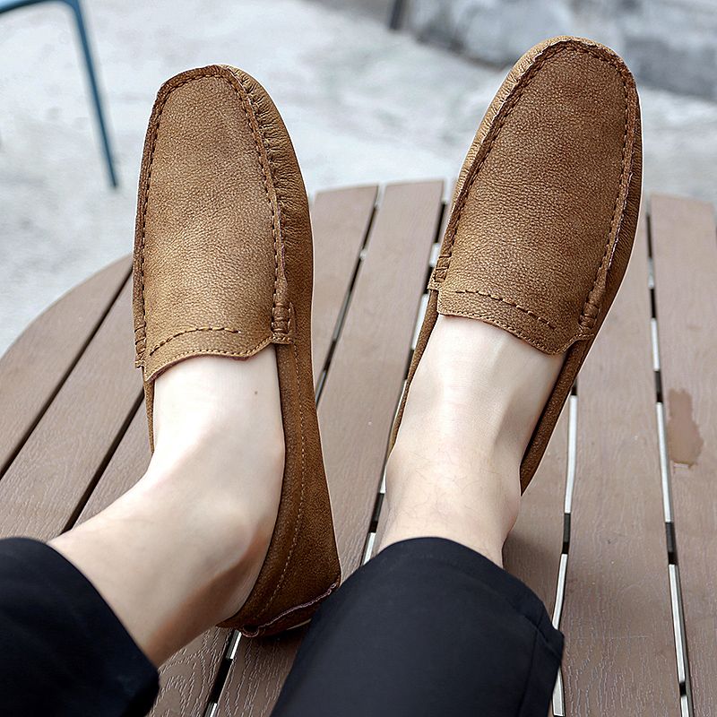 Bustamante Męskie Mokasyny Obuwie Casual - Khaki