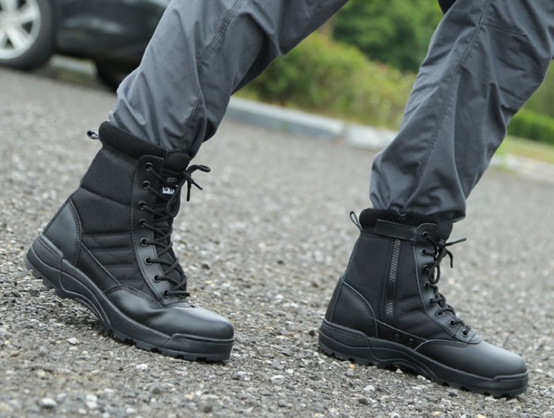 Buty Bojowe Męskie Dru - Czarny