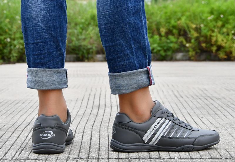 Buty Casualowe Everton Męskie - Szary