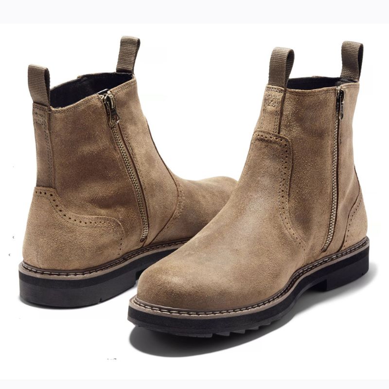 Buty Chelsea Castle Męskie - Khaki
