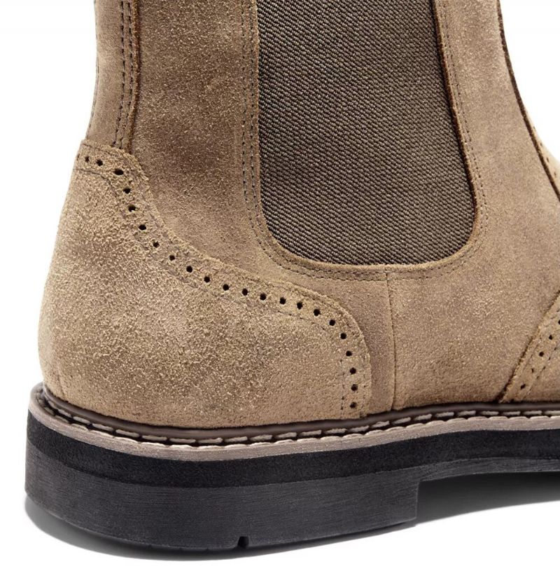 Buty Chelsea Castle Męskie - Khaki