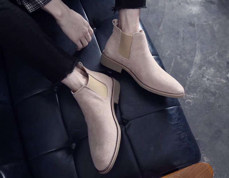 Buty Chelsea Męskie Hamptom - Zielony
