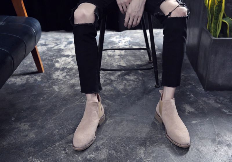 Buty Chelsea Męskie Hamptom - Zielony