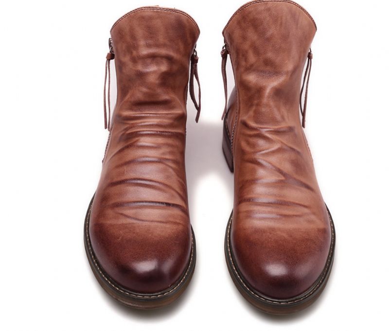 Buty Chelsea Męskie Isidoro - Brązowy