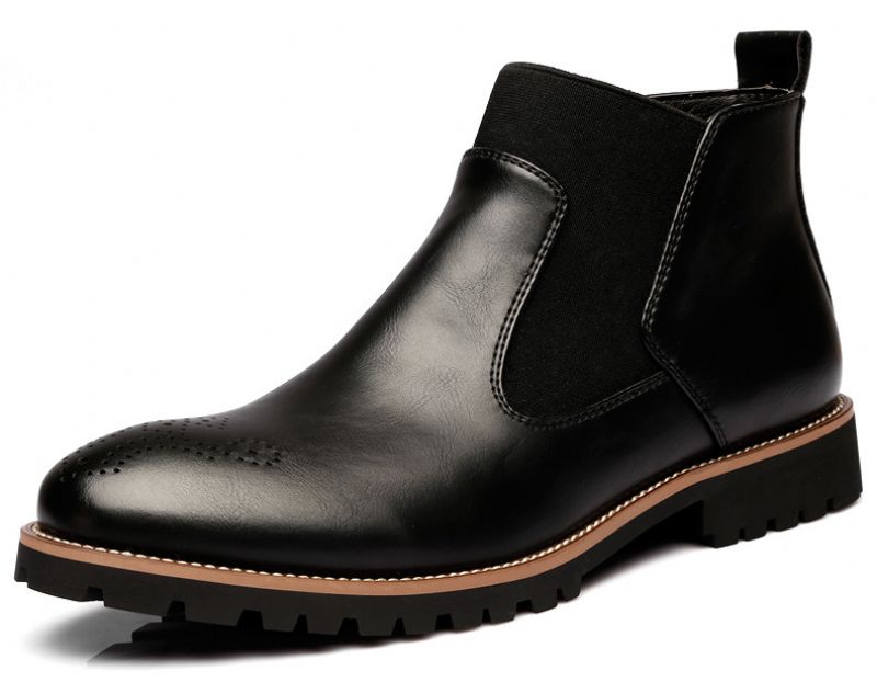 Buty Chelsea Męskie Ros - Czarny