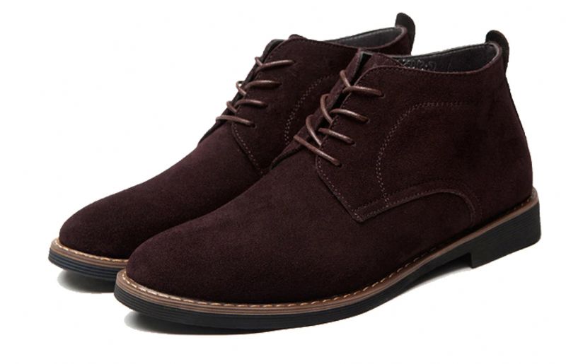 Buty Chukka Męskie Frank - Kawowy