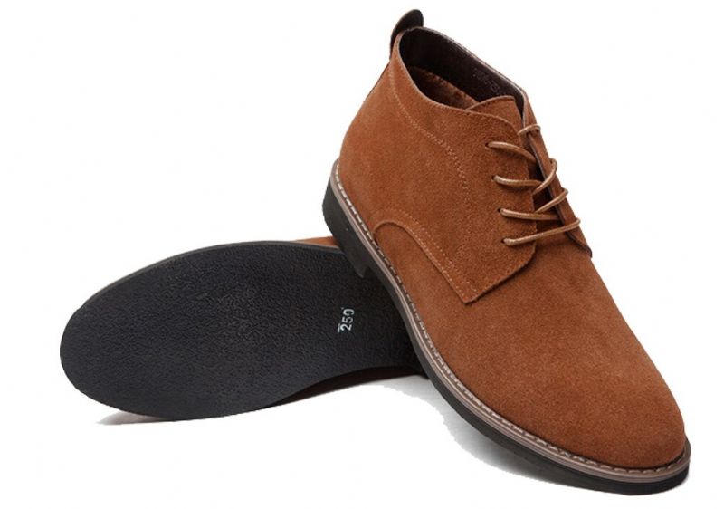Buty Chukka Męskie Frank - Kawowy