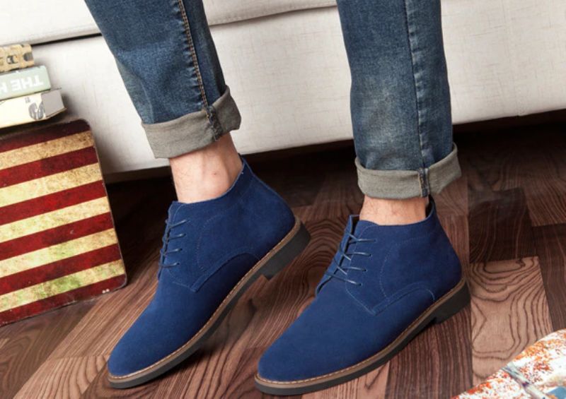 Buty Chukka Męskie Frank - Kawowy