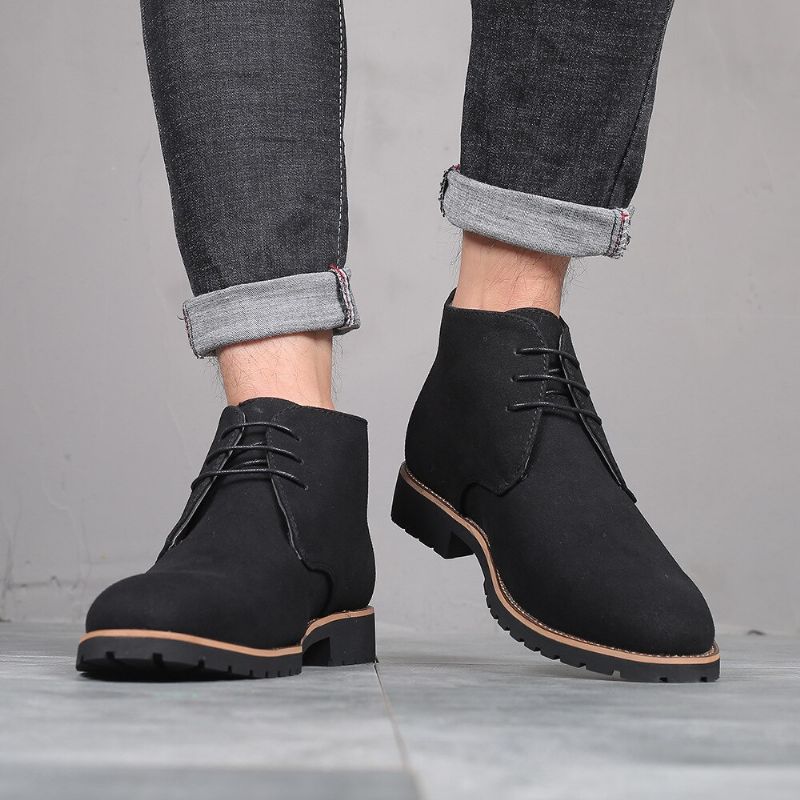 Buty Chukka Męskie Joseph - Czarny