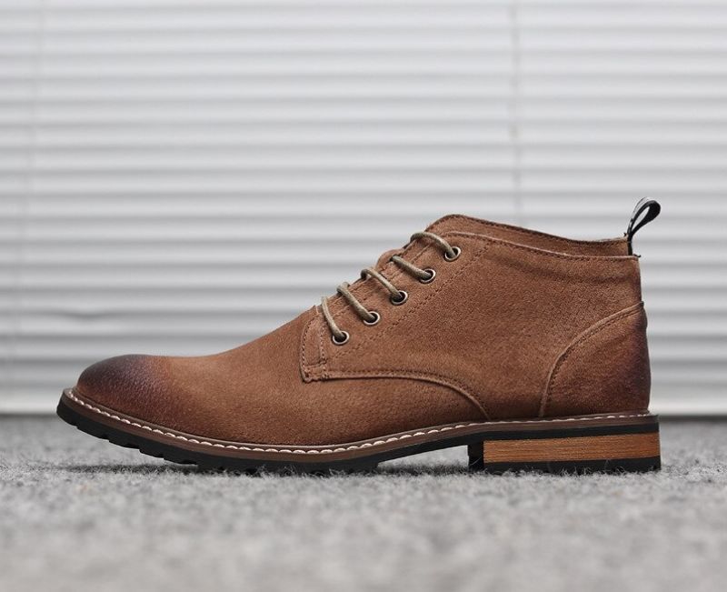 Buty Chukka Męskie Vitelio - Brązowy