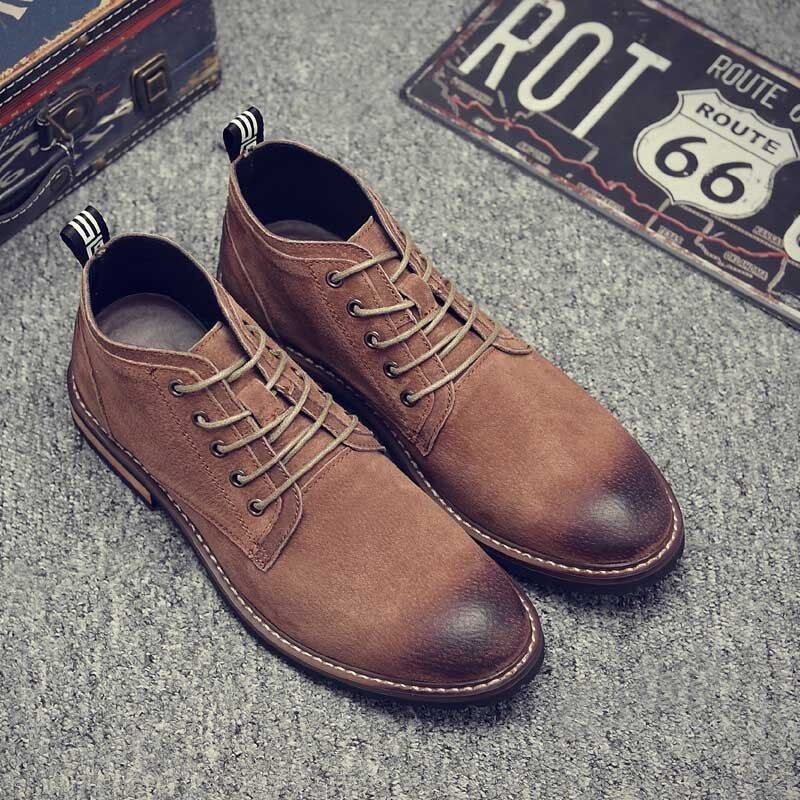 Buty Chukka Męskie Vitelio - Brązowy