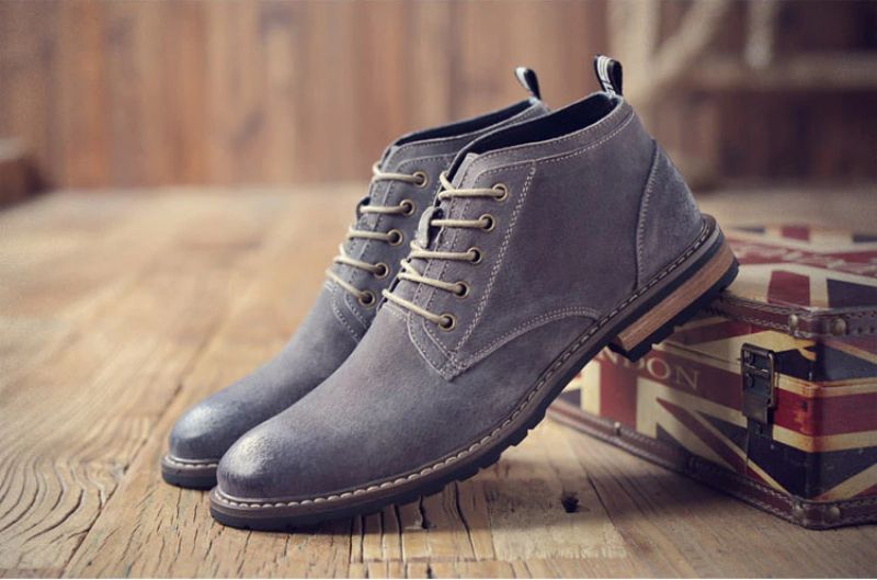 Buty Chukka Męskie Vitelio - Brązowy