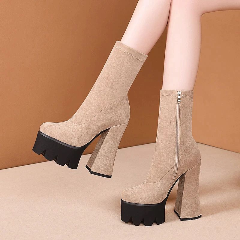 Buty Damskie Asteria - Morelowy