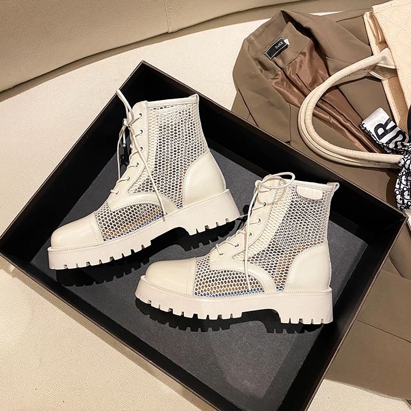 Buty Damskie Augusta - Beżowy