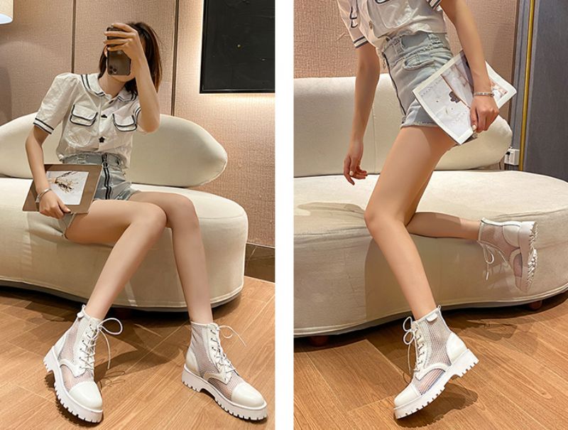 Buty Damskie Augusta - Beżowy