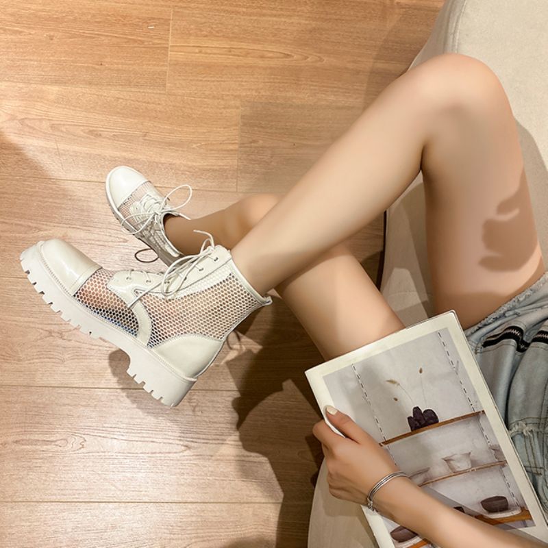 Buty Damskie Augusta - Beżowy
