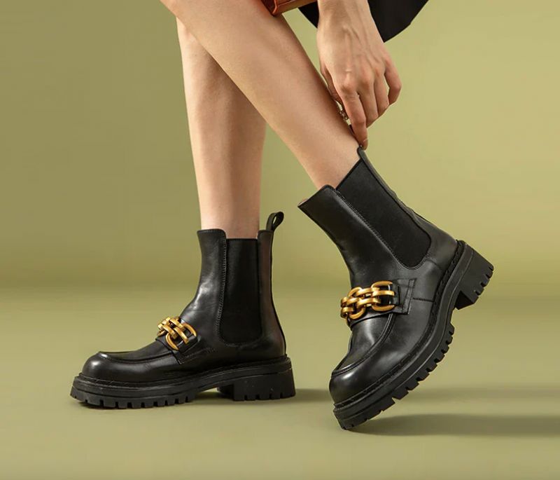 Buty Damskie Chelsea Carol - Czarny