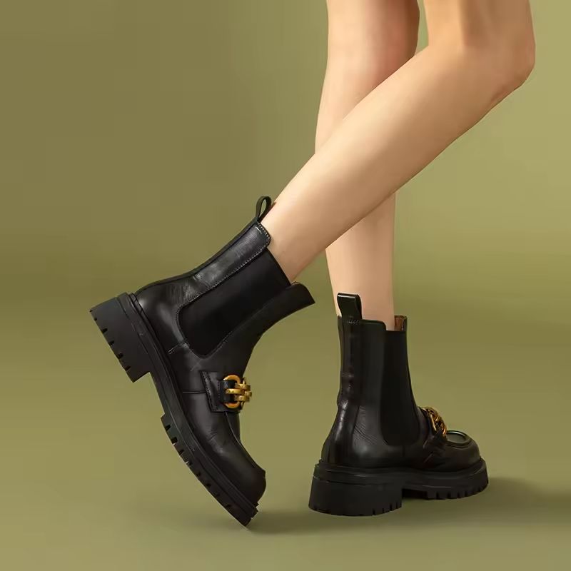 Buty Damskie Chelsea Carol - Czarny