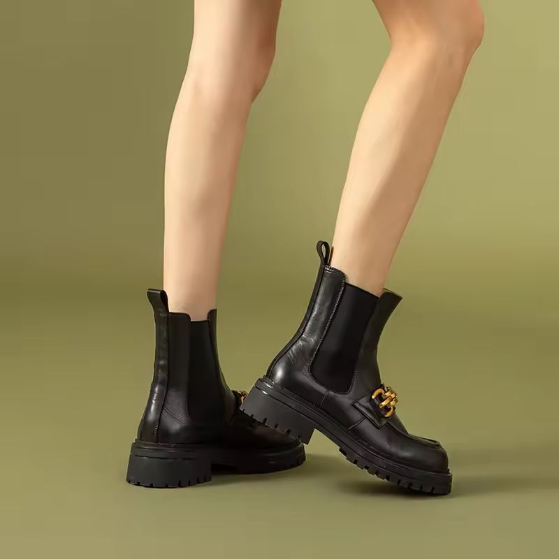 Buty Damskie Chelsea Carol - Czarny