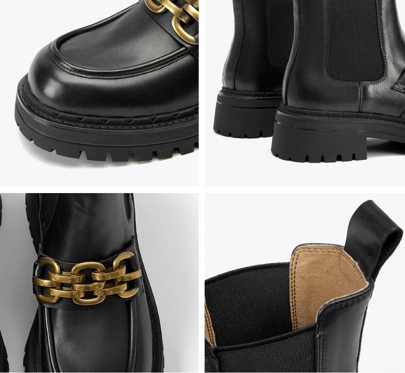 Buty Damskie Chelsea Carol - Czarny