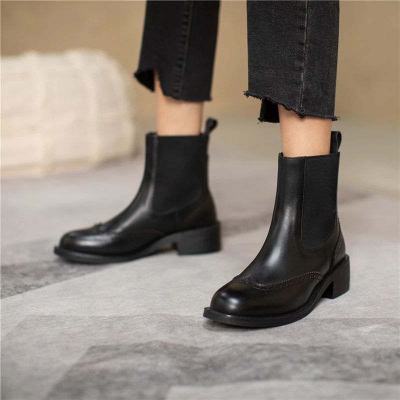 Buty Damskie Chelsea Demetrio - Czarny