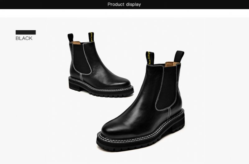 Buty Damskie Chelsea Do Kostek - Czarny