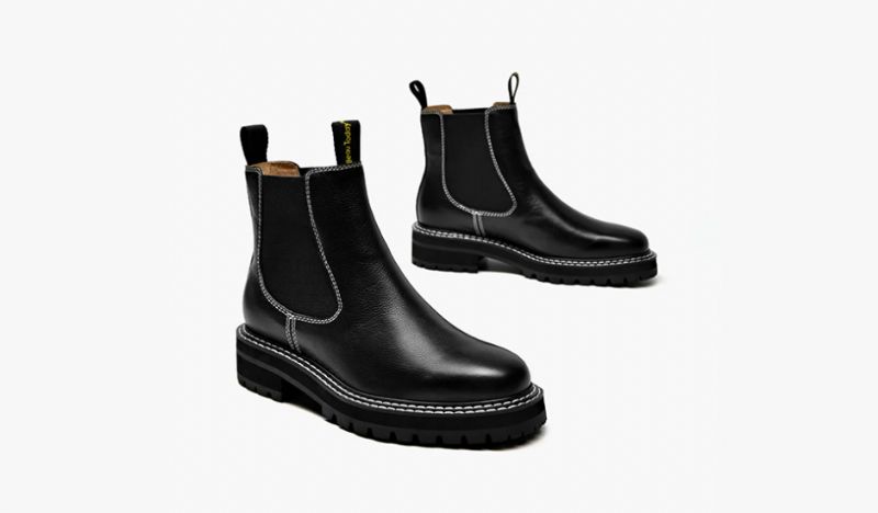 Buty Damskie Chelsea Do Kostek - Czarny