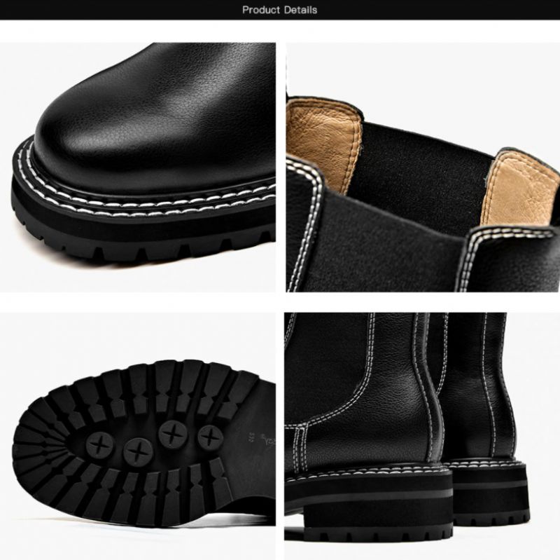Buty Damskie Chelsea Do Kostek - Czarny